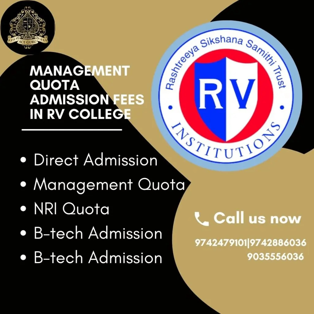 Admissions for Management Quota seats in RV College