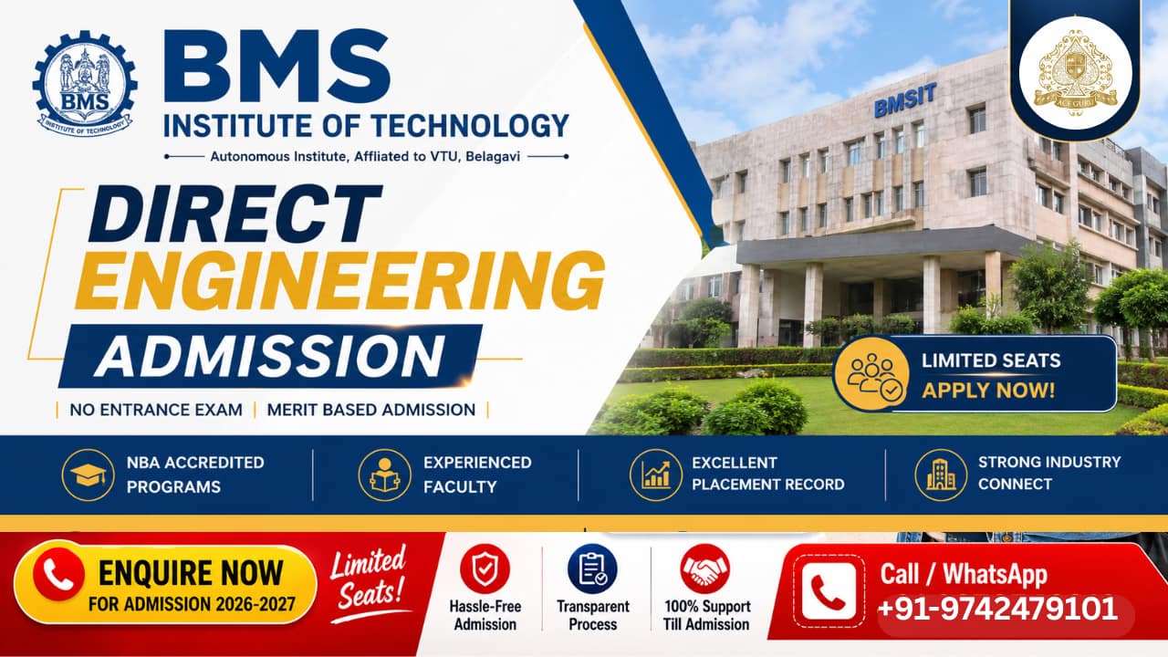 BMS Institute of Technology Direct Engineering Admission