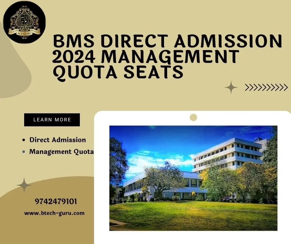 BMS Direct Admission 2024 Management Quota Seats